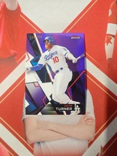 2018 Topps Finest Base Purple Refractor Justin Turner /250