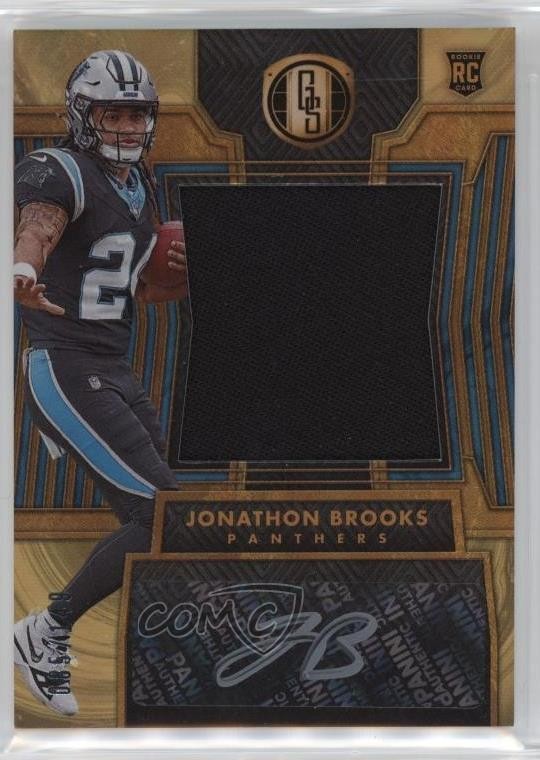 2024 Panini Gold Standard Jersey Jumbo /149 Jonathon Brooks Rookie Auto RC 1by6