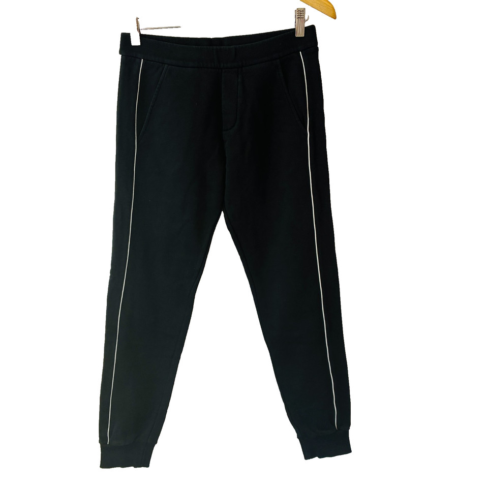 Moncler Kids Contrast Piping Track Sweat Pants Black Size 14 164cm RRP $490