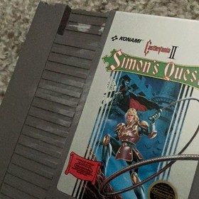 Castlevania II Simon's Quest Nintendo NES cartuccia grigia Konami