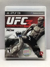 UFC Undisputed 3 (Sony PlayStation 3, 2012) Clean Tested Working - Free Ship