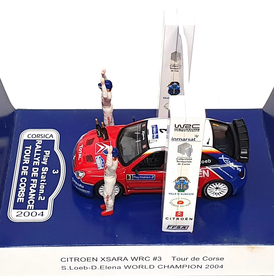 Ixo 1/43 Scale Diecast RAM159 - Citroen Xsara #3 Tour de Corse 2004 Loeb — 第 4/4 张图片