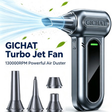 Gichat Turbo Jet Fan Air Duster Wireless Electric Air Blower Duster With Led Gichat Turbo Jet Fan Air Duster Wireless Electric Air Blower Duster With Led