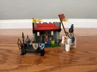 Vintage 1986 LEGO 6041 Armor Shop Castle Lion Knights 100% Complete Black Sword