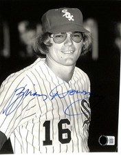 Brian Downing White Sox Signed Baseball 8x10 Photo Beckett Authenticated
