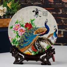 Jingdezhen Ceramic Plate 21cm 8.0in Home Office Living Room Cabinet Handicrafts