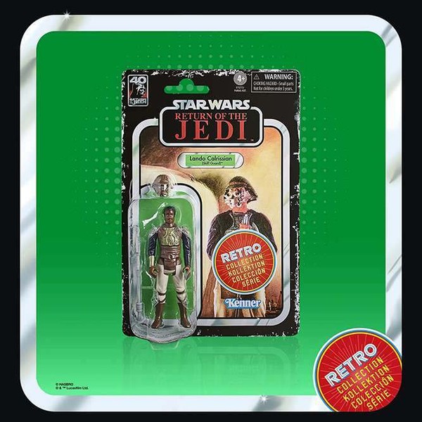 Star Wars Retro Lando Calrissian Skiff Guard Action Figure Hasbro-image