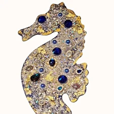 Handmade Seahorse Wall Decor, Nautical  Decor,  Beachy Decor 