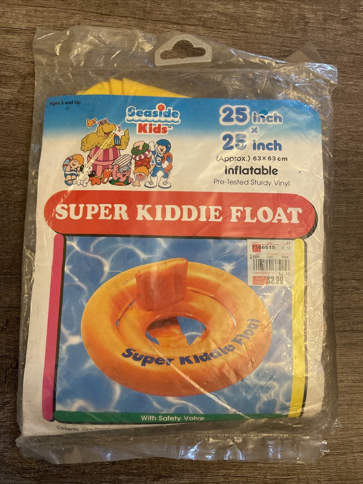 Vintage Seaside Kids Super Kiddie Float For Children Brand New 