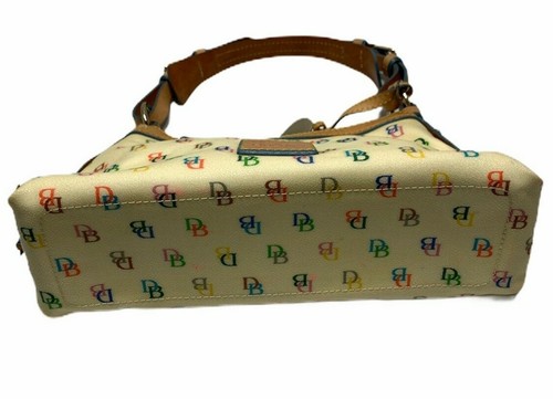 * Dooney & Bourke Canvas/Leather Shoulder Bag - Picture 7 of 11