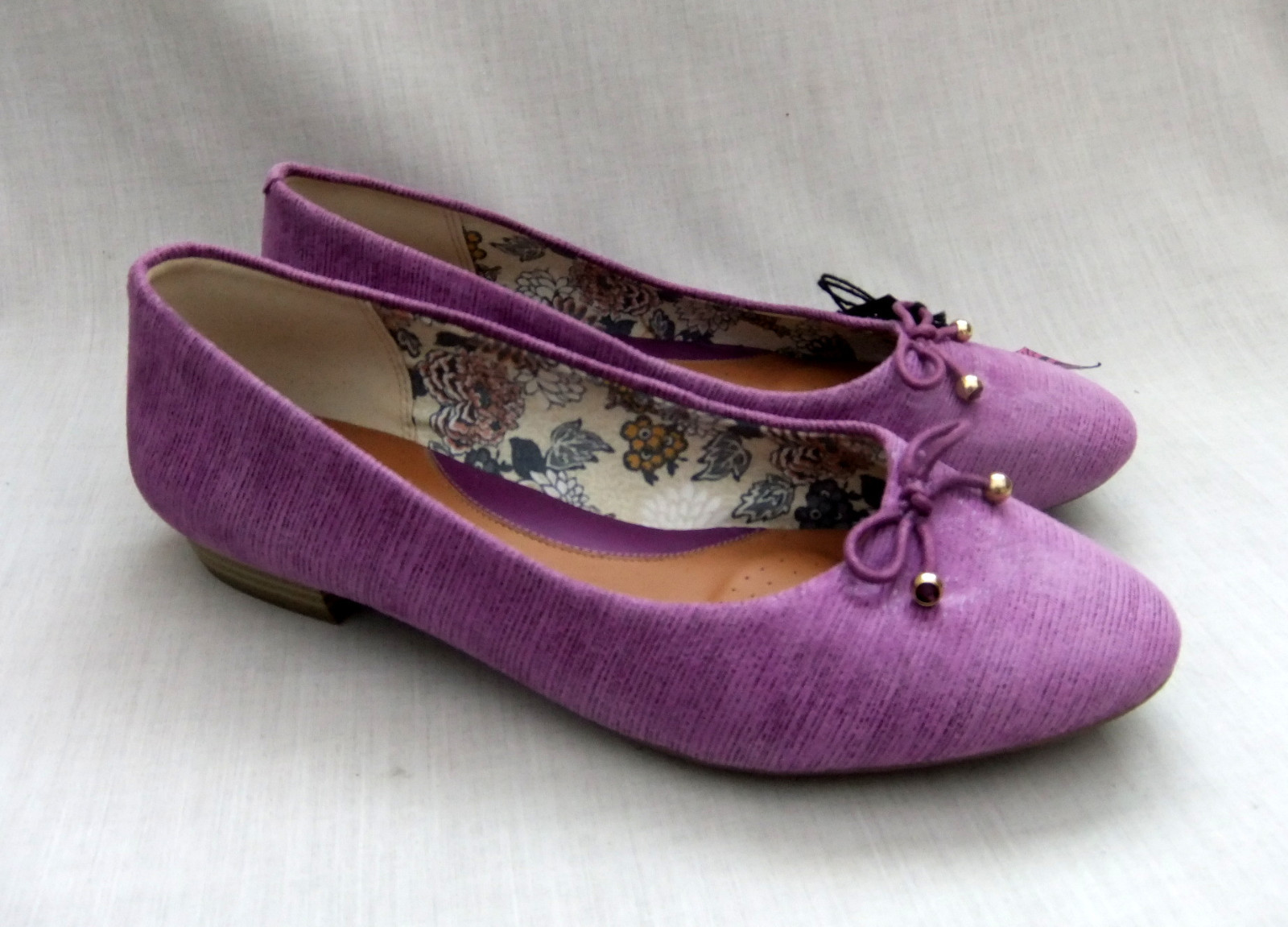 clarks womens purple