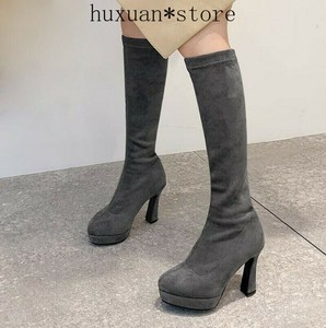 mid calf stretch boots