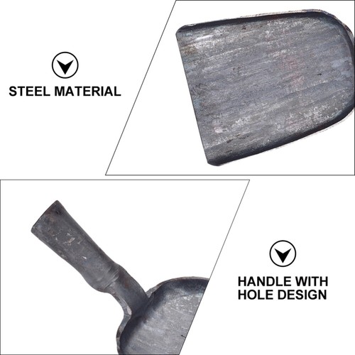 Steel Shovels Charcoal Ash Spade Fireplace Stove Coal Bbq Grill Ash Pan - Picture 9 of 12