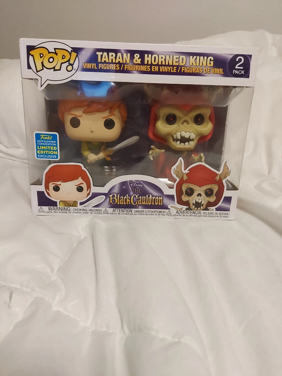 Funko Pop The Black Cauldron Taran and Horned King 2019 SDCC
