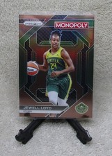 JEWELL LOYD 2024 WNBA Prizm Monopoly BROWN PRIZMS Card #WNBA24 Serial #030/249