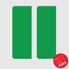 EV Car Number Plate Stickers For Electric Vans Lorry - UK Union Jack EU Europe