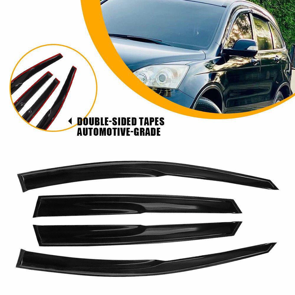2007-2011 Honda CR-V Mugen Style 8-Piece Window Visors Rain Guards  