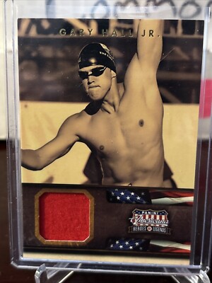 Gary Hall Jr. 2012 Panini Americana Heroes & Legends Memorabilia Relic #255/399