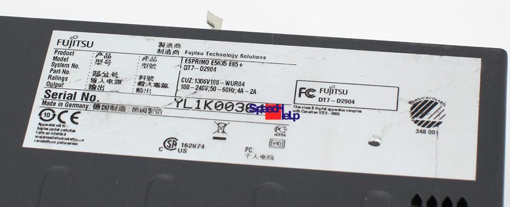 Pc Computer Fujitsu Esprimo E5635 D2904 Rs-232 Port Windows Xp
