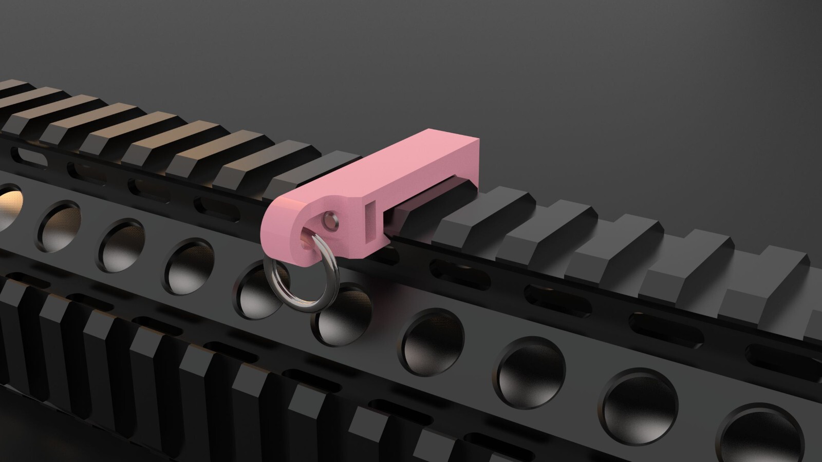 Charm Mount Fits Picatinny Rails | Pack Of 3 / Airsoft Nerf Paintball