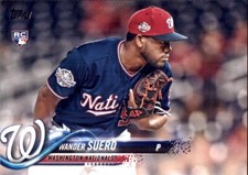 2018 Topps Update #US249 Wander Suero RC Rookie washington nationals NATS