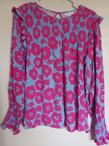 Charter Club Women's Size XL Floral Casual Blouse/Shirt Top
