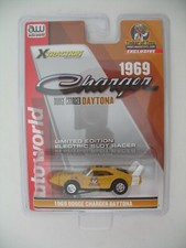 Auto World Xtraction HO Slot Car: 1969 Dodge Charger Daytona, MOC