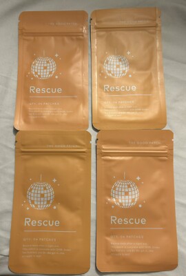 Lot of 4 (16 patches total) The Good Patch - Rescue - Girls Night Out HANGOVER
