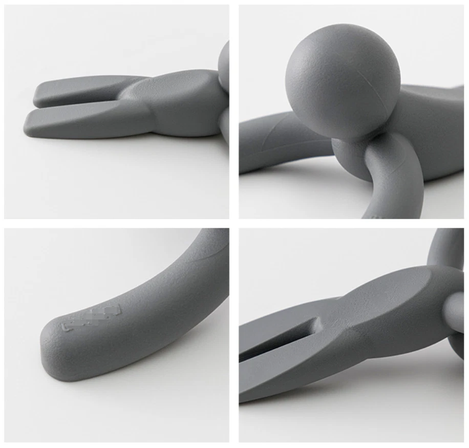 Tapón de puerta divertido en forma de pequeña persona, lindo tope de puerta Buddy, cuña de puerta Foto 3 de 4