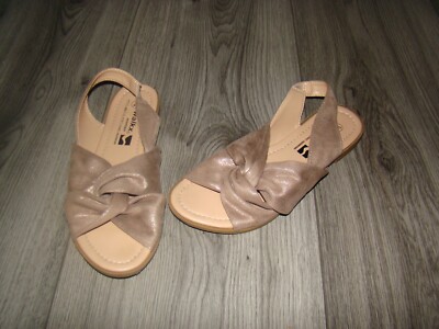 walkx Women Pantoletten 37 Sandalen Schleife Sommer Damen Schuhe flach