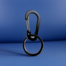 Steel Clasp Spring Hook Carabiner Dog Lead Leash Rope Link Buckle Ring Easy Fix
