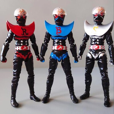 S.H.Figuarts Kikaider 01 RED BLUE SILVER HAKAIDER 3-piece Set