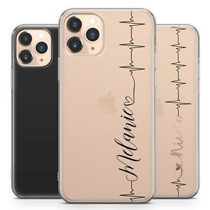 Personalisierte Herz Herzschlag Brauch Name Gel Handyhulle Fur Iphone 12 Pro Max Ebay