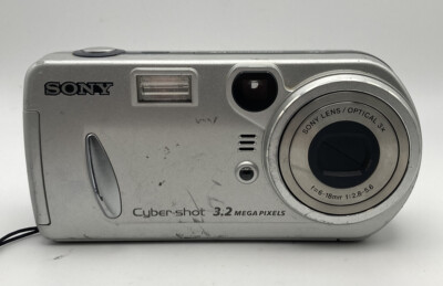 Sony Cyber-Shot DSC-P72 3.2MP Digital Still Camera - Silver