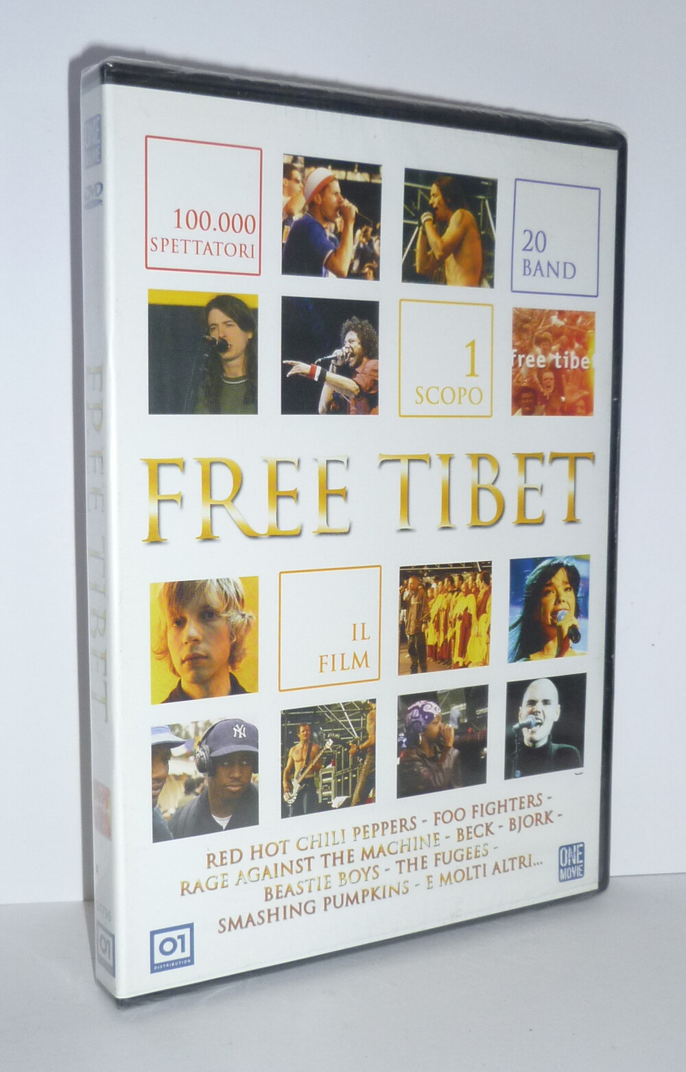 FREE TIBET - DI SARAH PIROZEK - DALAI LAMA BJORK MORISSETTE - DVD SIGILLATO