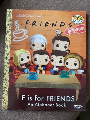 F is for Friends Funko alphabet book,new!