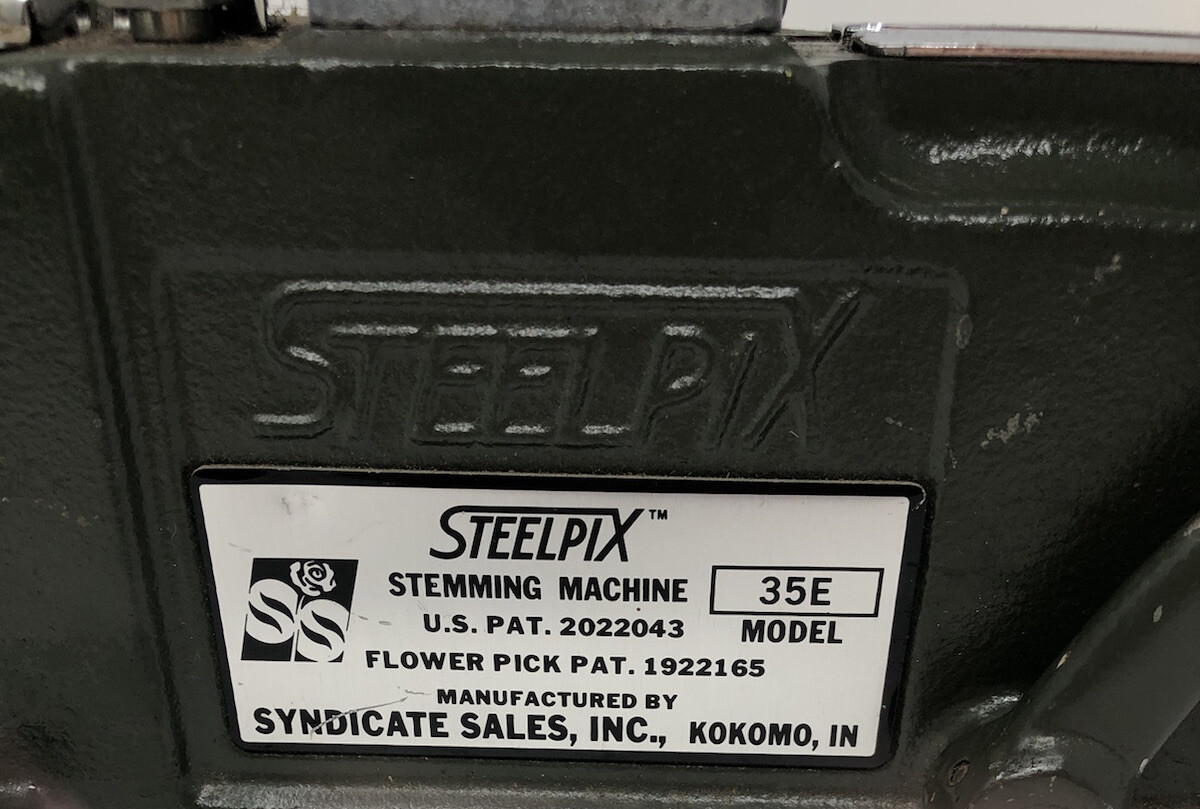 STEELPIX Steel Picks 35E Floral Flower STEMMING MACHINE For