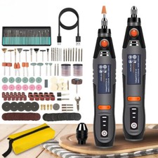 USB Cordless Rotary Tool Dremel Drill Engraving Pen Electric 3 Speed Mini Drill