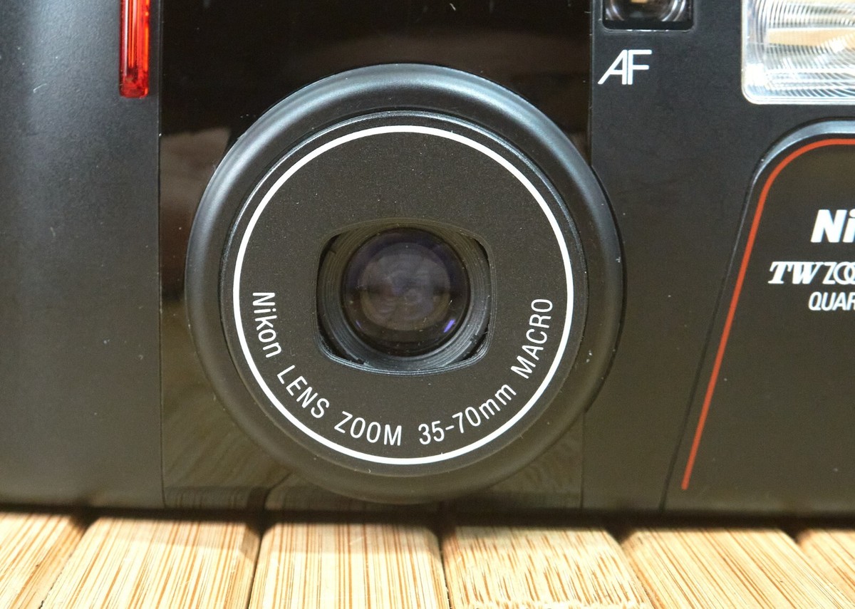 Nikon TW Zoom 35-70 35mm Point and Shoot, Film Camera, Quartz Data