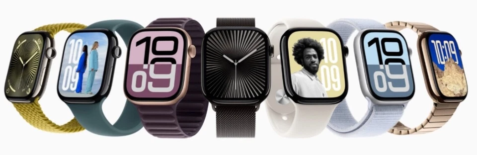 Mint Apple Watch Series 10 46mm Rose Gold Aluminum Case GPS + Cellular MWY83LW/A - Image 2 of 3