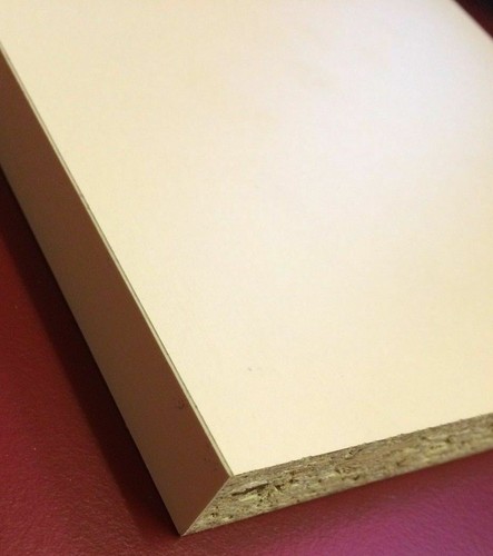 15mm Cream Melamine Faced Chipboard Shelving Board various widths 1200mm Lengths - Picture 12 of 18