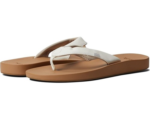 Sanuk Cosmic Yogamatte Damen-Sandale weiß/hellbraun 8