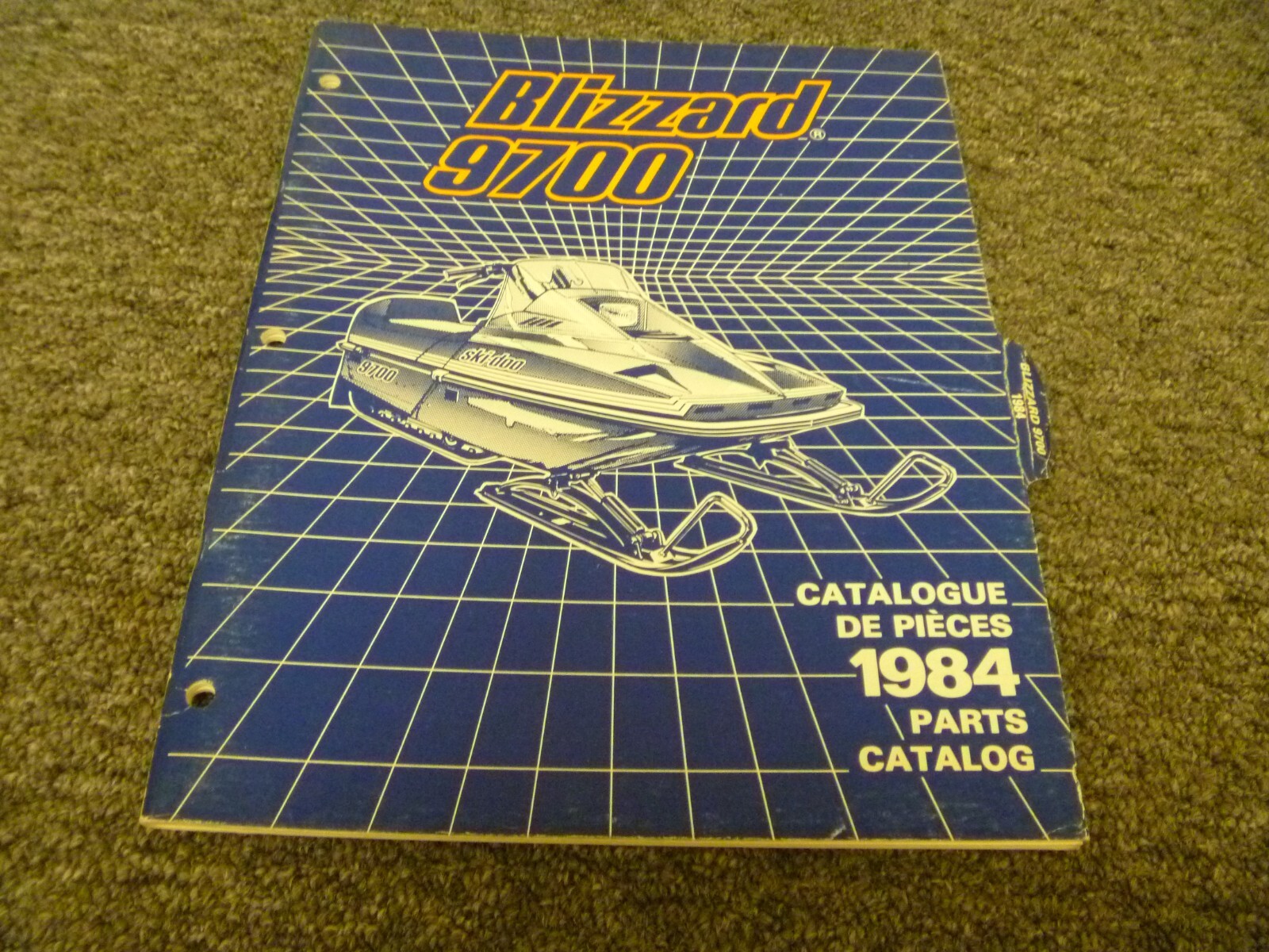 1984 SkiDoo Blizzard 9500 Snowmobile Parts Catalog Manual eBay