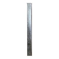 Zaun- Torpfosten Vz Zum Einbetonieren 1700X80X80X3Mm, 103573; Metallpfosten Zaun