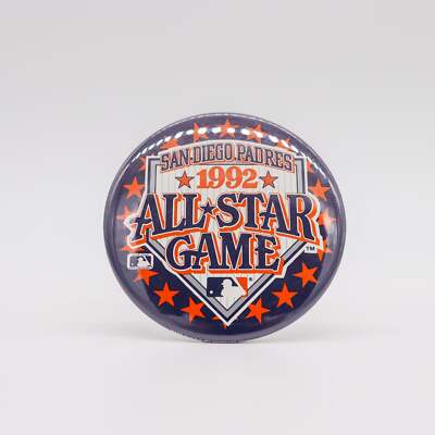 1992 Major League Baseball All-Star Game 3 1/2” Pinback Button. Mint | eBay