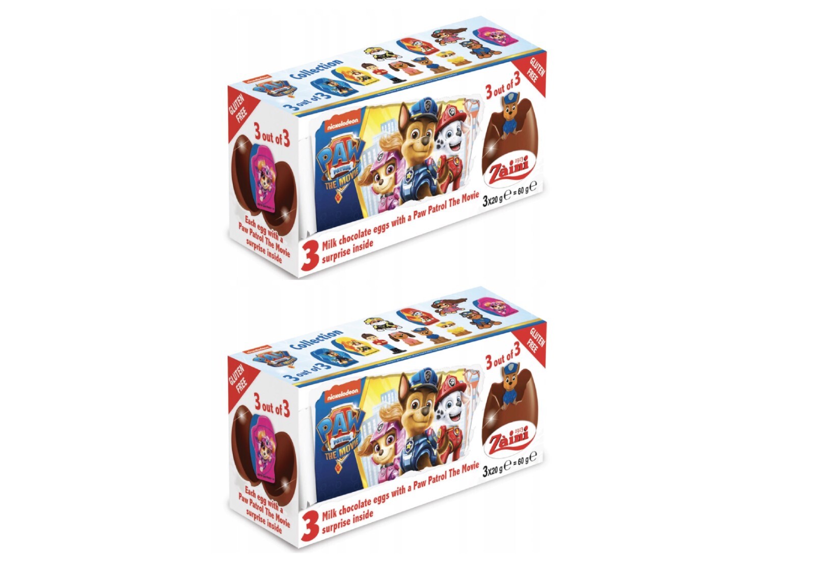 6x Zaini Chocolate Surprise Egg With Prize Toy Inside Christmas Gift eBay