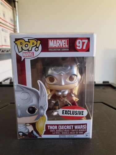 Funko Pop! Marvel Collector Corp Exclusive 97 - Thor (Secret Wars) in protector - Picture 1 of 11