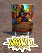 2017 Panini Gold Standard Golden Rookies Platinum /49 Carl Lawson Rookie Auto RC