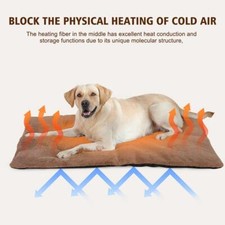 Pet Self Heating Mat Pad Dog Cat Soft Fleece Warm Sleeping Bed Blanket Bed X5D8