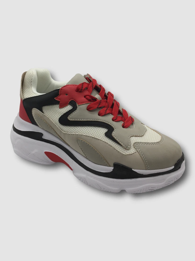 180 Neiman Marcus Women s Red Valery Trainer Sneaker Shoes Size US 10